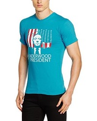 T-shirt turquoise Touchlines