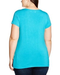 T-shirt turquoise Zizzi