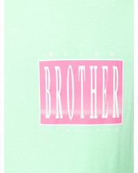 T-shirt vert menthe Blood Brother