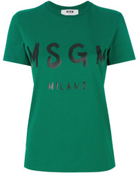 T-shirt vert MSGM