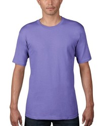 T-shirt violet clair Anvil