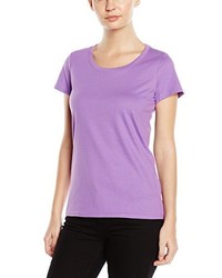 T-shirt violet clair