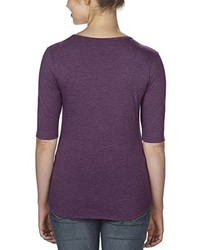 T-shirt violet Anvil