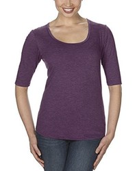 T-shirt violet Anvil