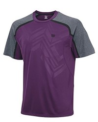 T-shirt violet Wilson