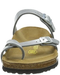 Tongs argentées Birkenstock