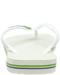 Tongs blanches Havaianas