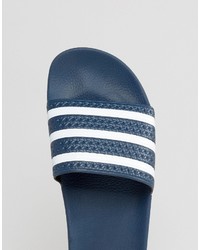 Tongs bleu marine adidas