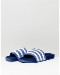 Tongs bleu marine adidas