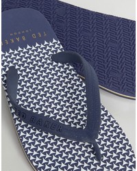 Tongs bleues Ted Baker