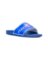 Tongs bleues Plein Sport