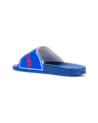 Tongs bleues Plein Sport