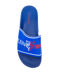 Tongs bleues Plein Sport