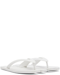 Tongs en caoutchouc blanches Maison Margiela