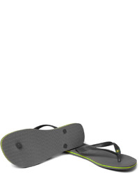 Tongs en caoutchouc noires Havaianas