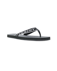 Tongs noires Givenchy