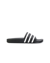 Tongs noires adidas