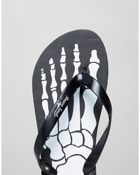 Tongs noires Brave Soul