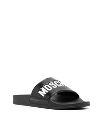 Tongs noires Moschino