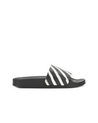 Tongs noires Off-White