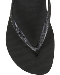 Tongs noires Havaianas