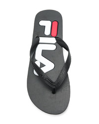 Tongs noires Fila