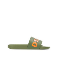 Tongs olive DSQUARED2