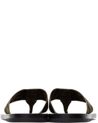 Tongs olive Versace
