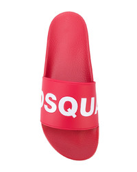 Tongs rouges DSQUARED2