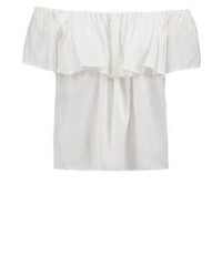 Top à épaules dénudées blanc Sparkz