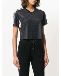 Top court à rayures horizontales noir Adidas Originals By Alexander Wang