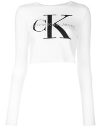 Top court blanc CK Calvin Klein
