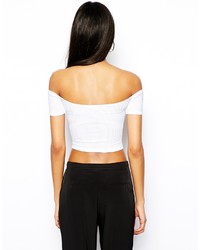 Top court blanc Asos