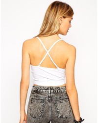 Top court blanc Asos