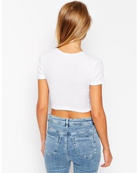 Top court blanc Asos