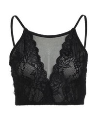 Top court en dentelle noir Even&Odd