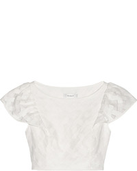 Top court en tulle blanc Milly