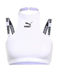 Top court imprimé blanc Puma