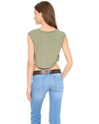 Top court olive Free People