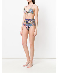 Top de bikini à fleurs multicolore Anjuna