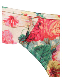 Top de bikini à fleurs multicolore Zimmermann
