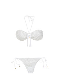 Top de bikini blanc Amir Slama