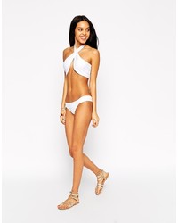 Top de bikini blanc Asos