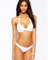 Top de bikini blanc Asos