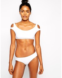 Top de bikini blanc Asos