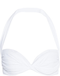 Top de bikini blanc Norma Kamali