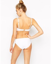 Top de bikini blanc