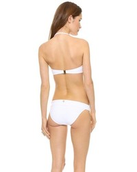 Top de bikini blanc Vix Swimwear