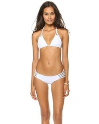 Top de bikini blanc Tori Praver Swimwear