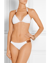 Top de bikini blanc